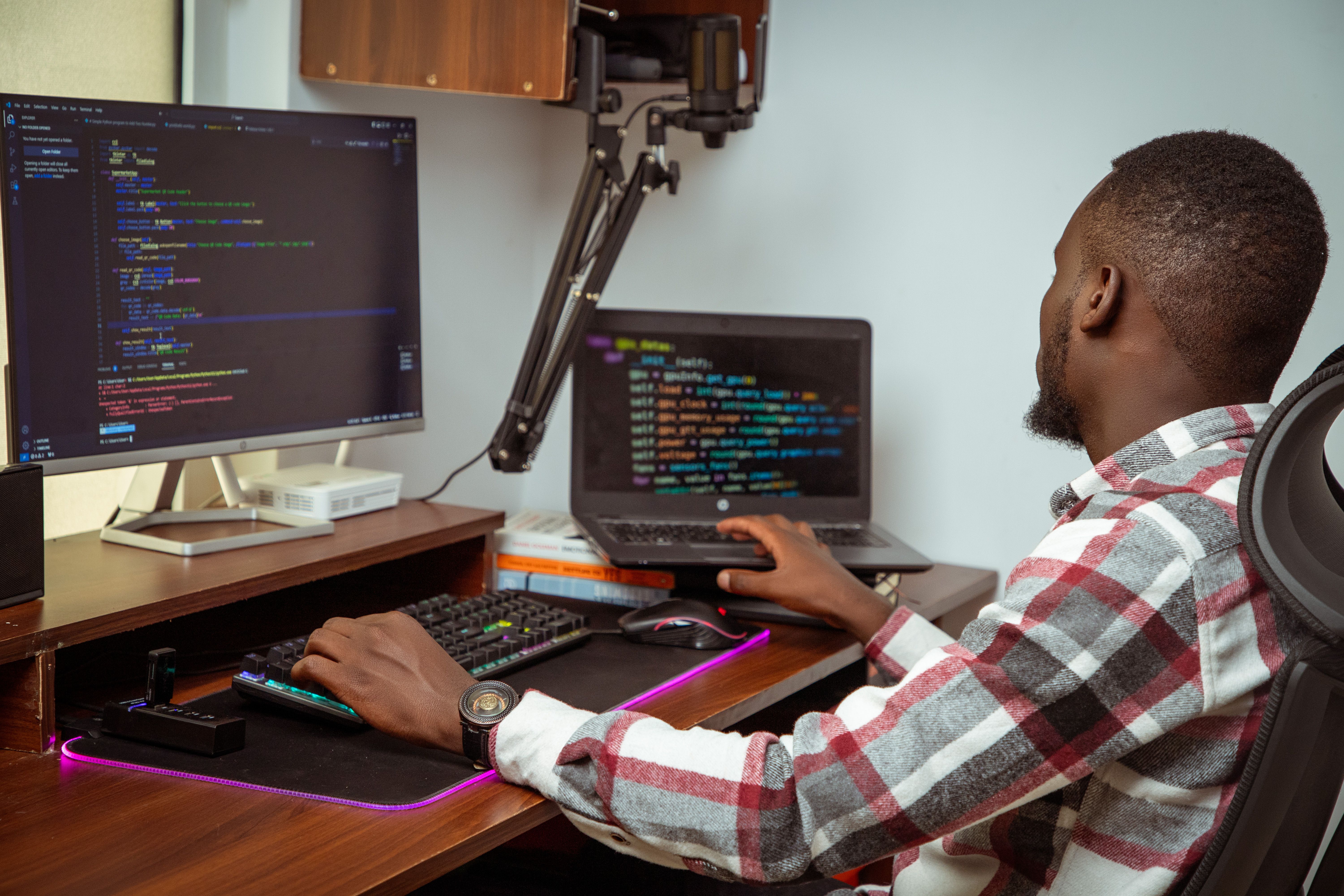 LaTech developer at work